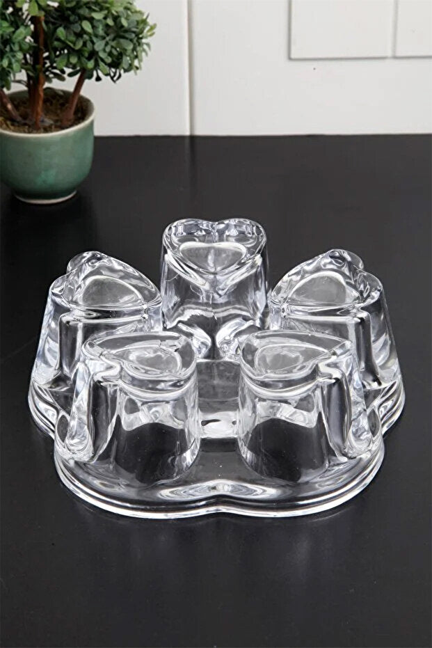 Glass Teapot Warmer Stand - 14 cm Heater Base