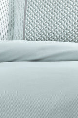 Pinto Double Bamboo Pique Set - Sage Green for Cool Comfort