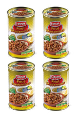 Foul Medammes with Cumin & Natural Lemon - 4 x 400g Ready-to-Eat Cans