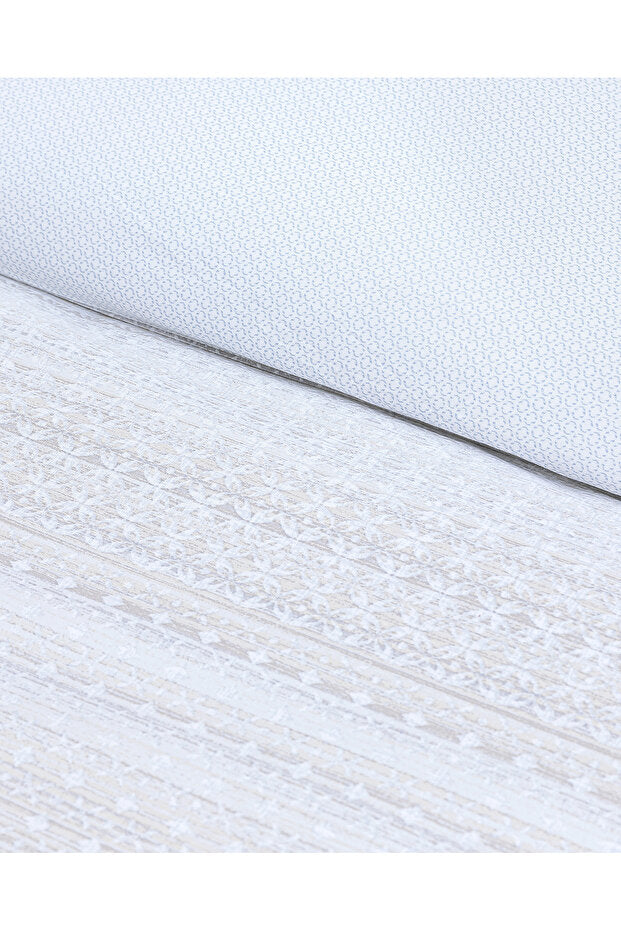 Niort Double Size 100% Cotton Ranforce Duvet Cover Set - Beige