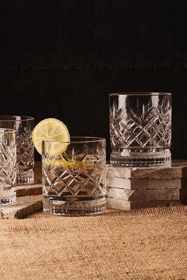 Melony Series 220ml Short Water Glasses - Set of 4