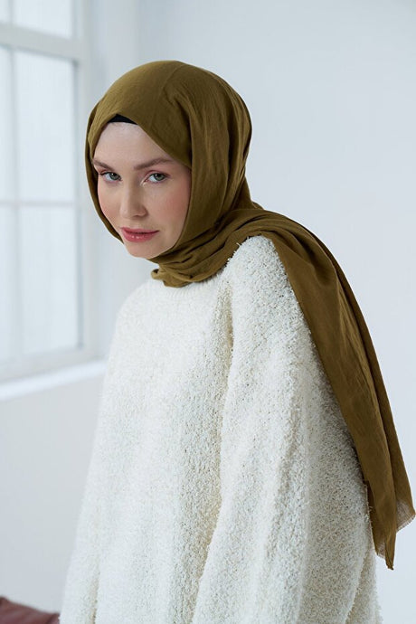 Neo Soft Cotton Shawl - Dark Bronze