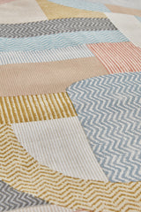 Sava 100% Cotton Single Duvet Cover Set - Modern Abstract Design