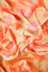 Rose Weiche Baumwollschal - Elegantes Florales Design