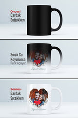 Personalized Photo Magic Mug - Color Changing Porcelain Cup