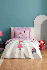 Kral Sakir Canan Single Duvet Cover Set - 100% Cotton