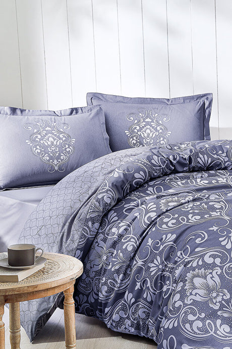 Antico Single Duvet Cover Set - 100% Cotton Floral Design
