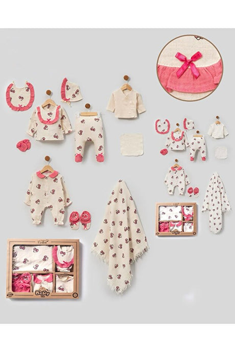 Newborn Muslin 10-Piece Hospital Exit Baby Bodysuit Set - Soft & Unique
