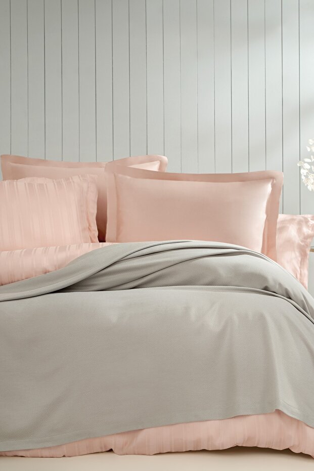 Anders Double Bamboo Pike - Sage, 200x220 cm for Cool Sleep
