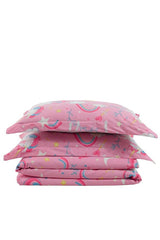 Unicorn 100% Cotton Double Duvet Cover Set - Magical Glow