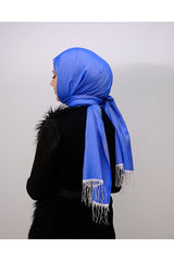 Silky Blue Shawl - Lightweight & Breathable