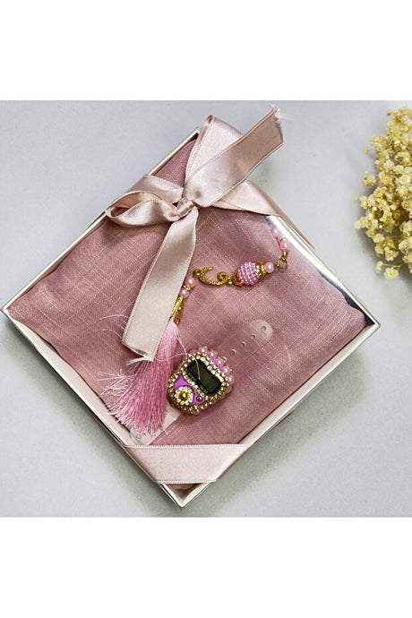 Elegant Religious Gift Set Headscarf & Tasbih