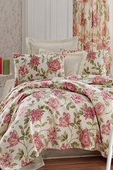 Natural Floral Printed Single Quilt - 160x235cm