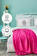 Bahiti Double Size 100% Cotton Duvet Cover Set with Pique