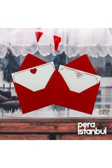 Romantic Gift Note Card Set - 2 Envelopes & 2 Cards (13x18cm)