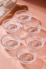 Bonito 6-Piece Glass Sauce & Breakfast Bowl Set, 10cm