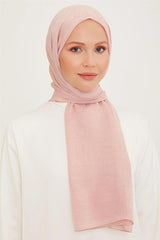 Shimmering Formal Shawl - Wrinkle-Resistant Pink