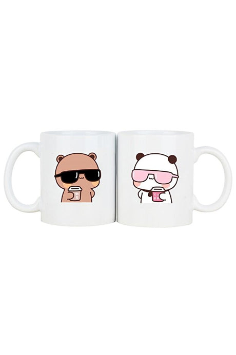 Oxvin Premium Valentine's & Birthday Coffee Mug Gift Set - 2 Piece