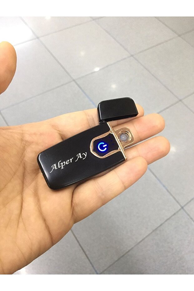 Personalized Fingerprint Touch USB Rechargeable Electronic Lighter