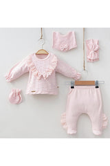 5-Piece Newborn Baby Outfit Set - Soft Organic Cotton