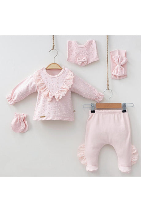 5-Piece Newborn Baby Outfit Set - Soft Organic Cotton