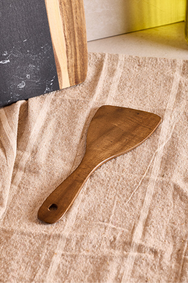 Acacia Wood Spatula - Non-Stick Safe & Easy Flip