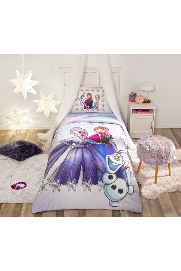 Disney Frozen Single Size 100% Cotton Bedding Set
