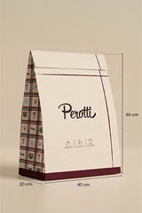 Large Holiday Gift Bag with Festive Design - 40x50x20cm