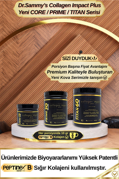 Colágeno Impacto Plus Prime 30 - 345g Péptidos Bovina Hidrolizados
