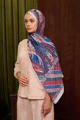 Colección Marrakech Chal de Algodón Suave - Azul Marino