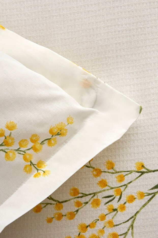 Loretta 100% Cotton Double Pique Set - Mimosa Floral