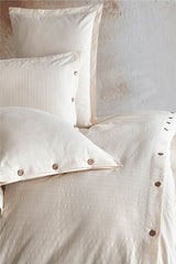 100% Cotton Double Buttoned Duvet Cover Set - 200x220 cm