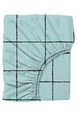 Modern Mint Double Duvet Cover Set - 4 Piece, 100% Cotton