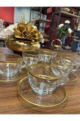 Pasabahce Pandora's Box Premium Glas Tee- und Kaffeetassen-Set - 6 Stück