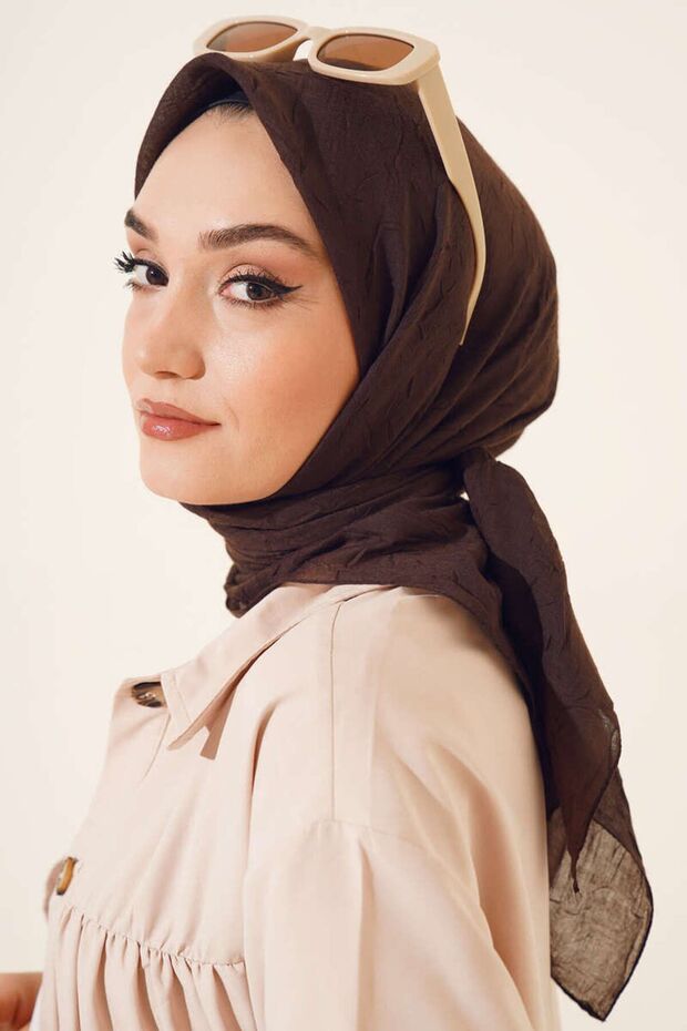 Premium Bamboo Crinkle Scarf, Lightweight & Breathable