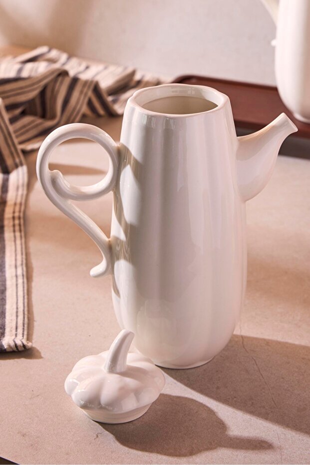 Pumpkin Porcelain Oil & Vinegar Dispenser Set - 2 x 600ml