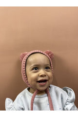 Unisex gestrickte Pompom Baby Mütze