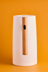 Nordic Style Vacuum Thermos with Bamboo Handle - 1000ml