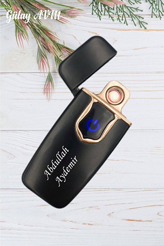 Personalized Fingerprint Touch USB Rechargeable Electronic Lighter