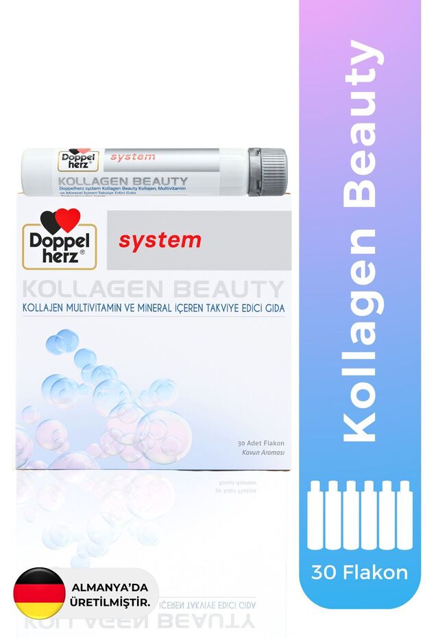 Kollagen Beauty Liquid Supplement - 30 x 25ml Flacons