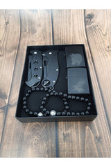 6-Piece Friend Gift Set - 2 Knives, 2 Lighters, 2 Bracelets