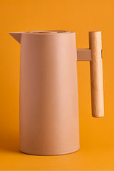 1000ml Glass Vacuum Thermos with Nordic Bamboo Handle