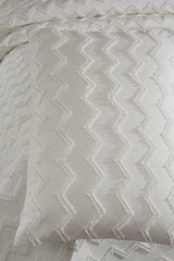 Lumpa Single Bedspread Set - 2 Pieces, Cream Cotton