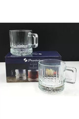 Pasabahce Elysia Professional Glass Tea & Coffee Mug Set - 195ml