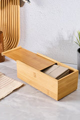 Bamboo Tissue Box Holder - Elegant & Natural Design