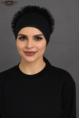 ALDAIR Frilly Cotton Hijab Undercap - Breathable & Comfortable