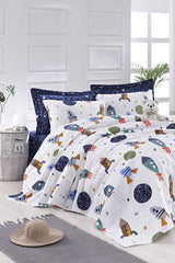 Single SpaceX 100% Cotton Pique Cover - 160x235cm