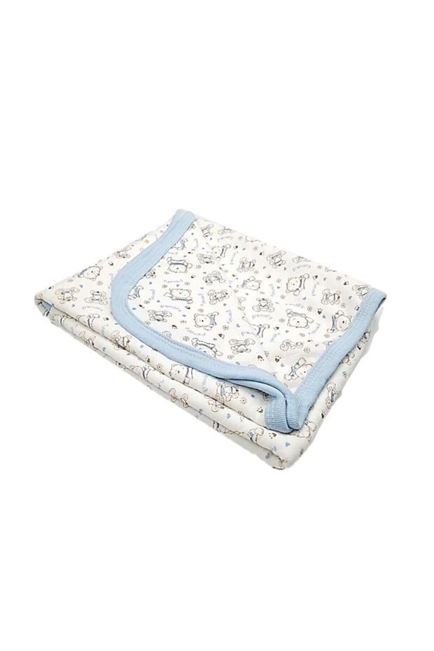 Baby Single Layer Quilted Swaddle Blanket - 80x90 cm