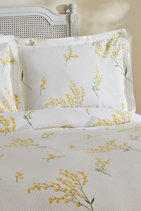 Loretta 100% Cotton Double Pique Set - Mimosa Floral