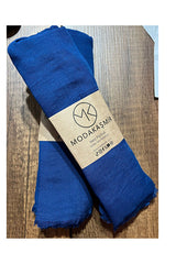 Neo Soft Midnight Blue Cotton Shawl